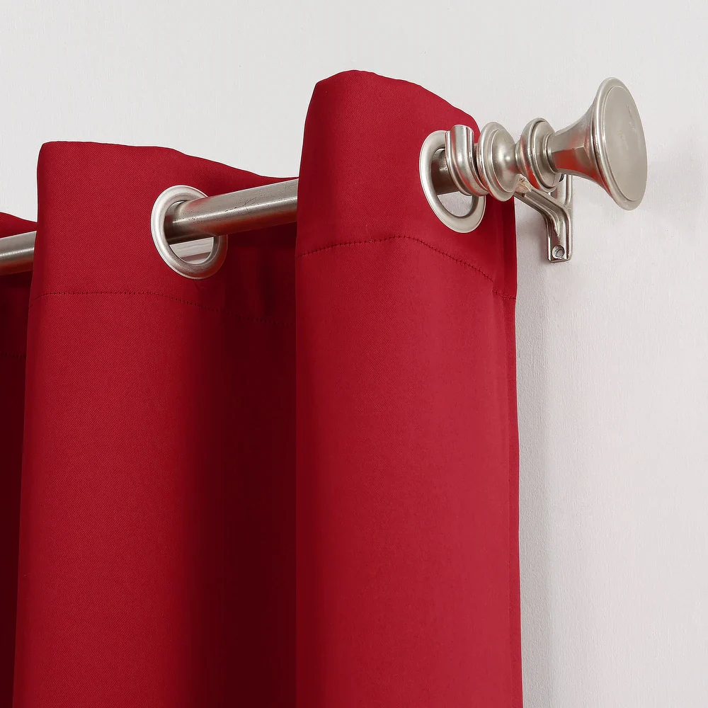 2 PCs Blackout Room Curtains-Maroon - Image 7