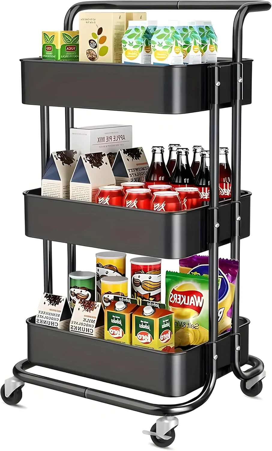 3-Layers Multi-function Trolley Storage Organizer(15262) - Image 20