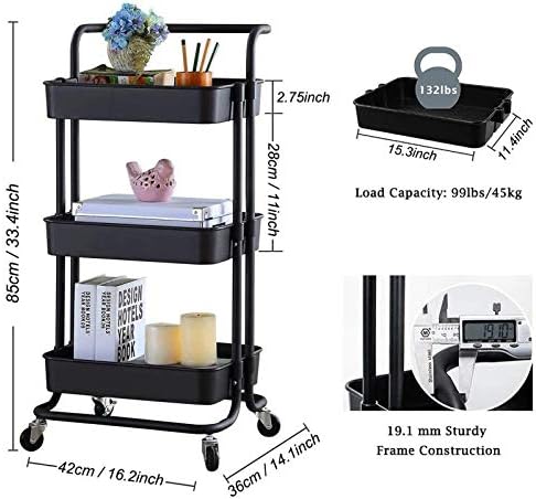 3-Layers Multi-function Trolley Storage Organizer(15262) - Image 21