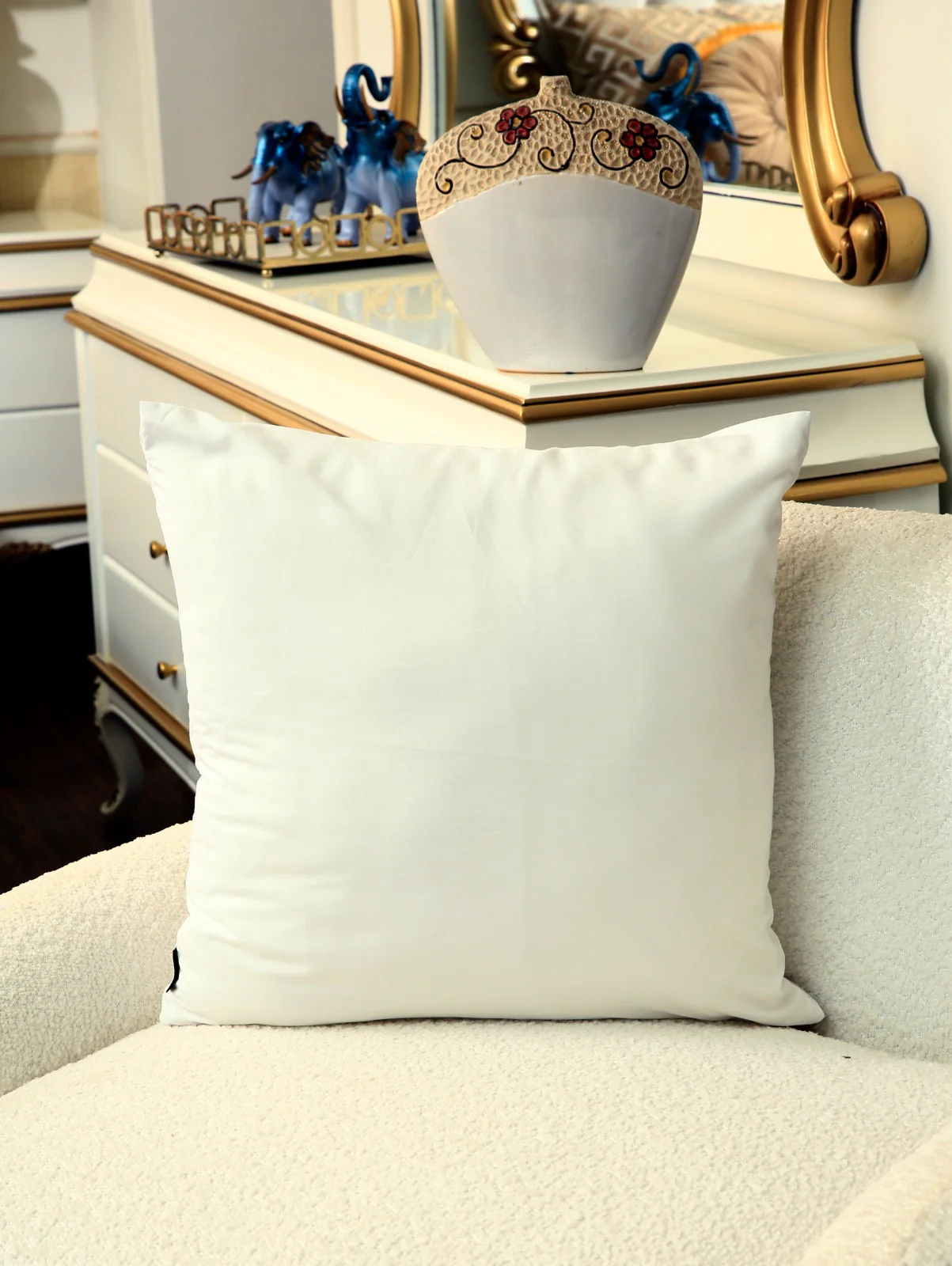 4 PCs Digital Printed Cotton Cushions-Moroccan Style - Image 7