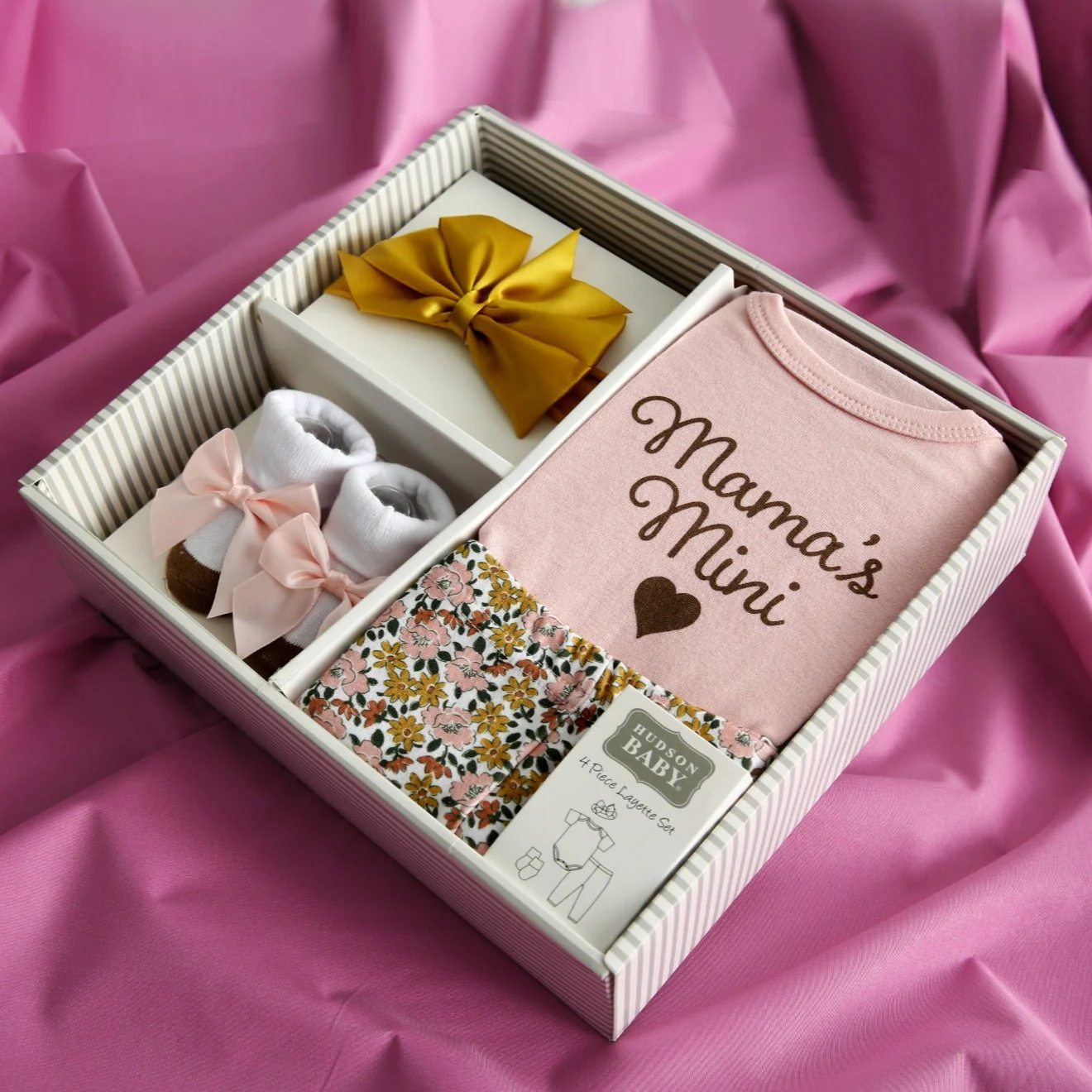 Elegant Kids 4Pcs Baby Gift Set-SA2408-174(Mama's Mini) - Image 3