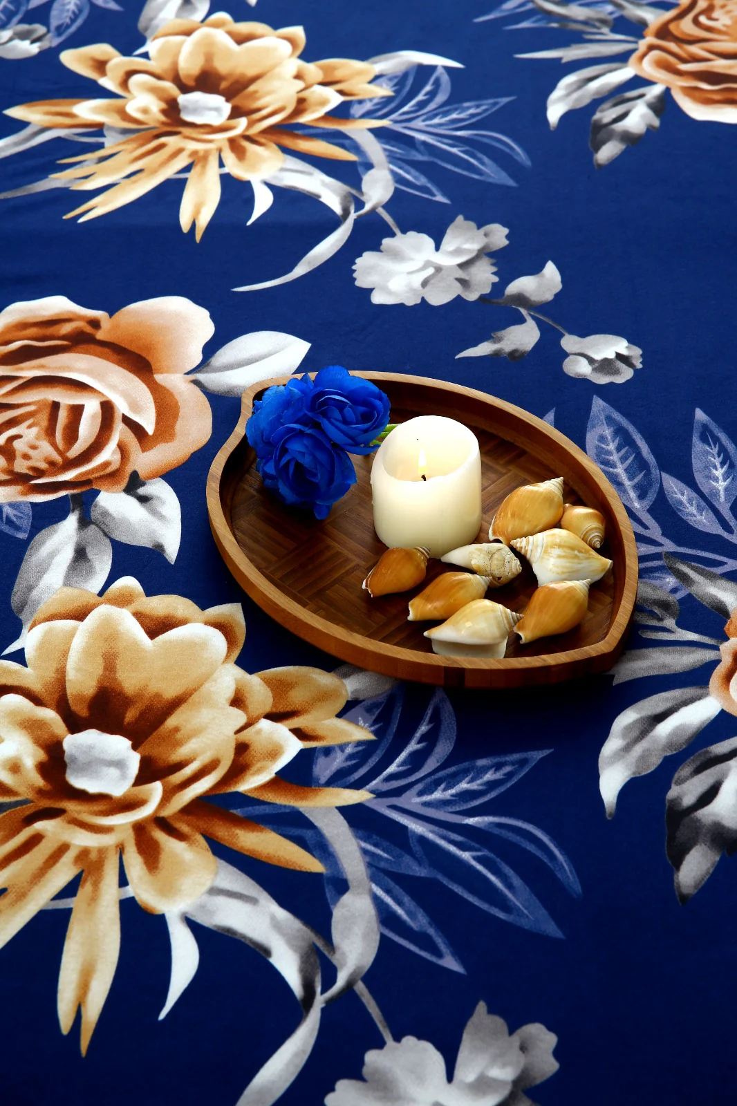 Fitted Bed Sheet-Ethnic Flowers - Image 5