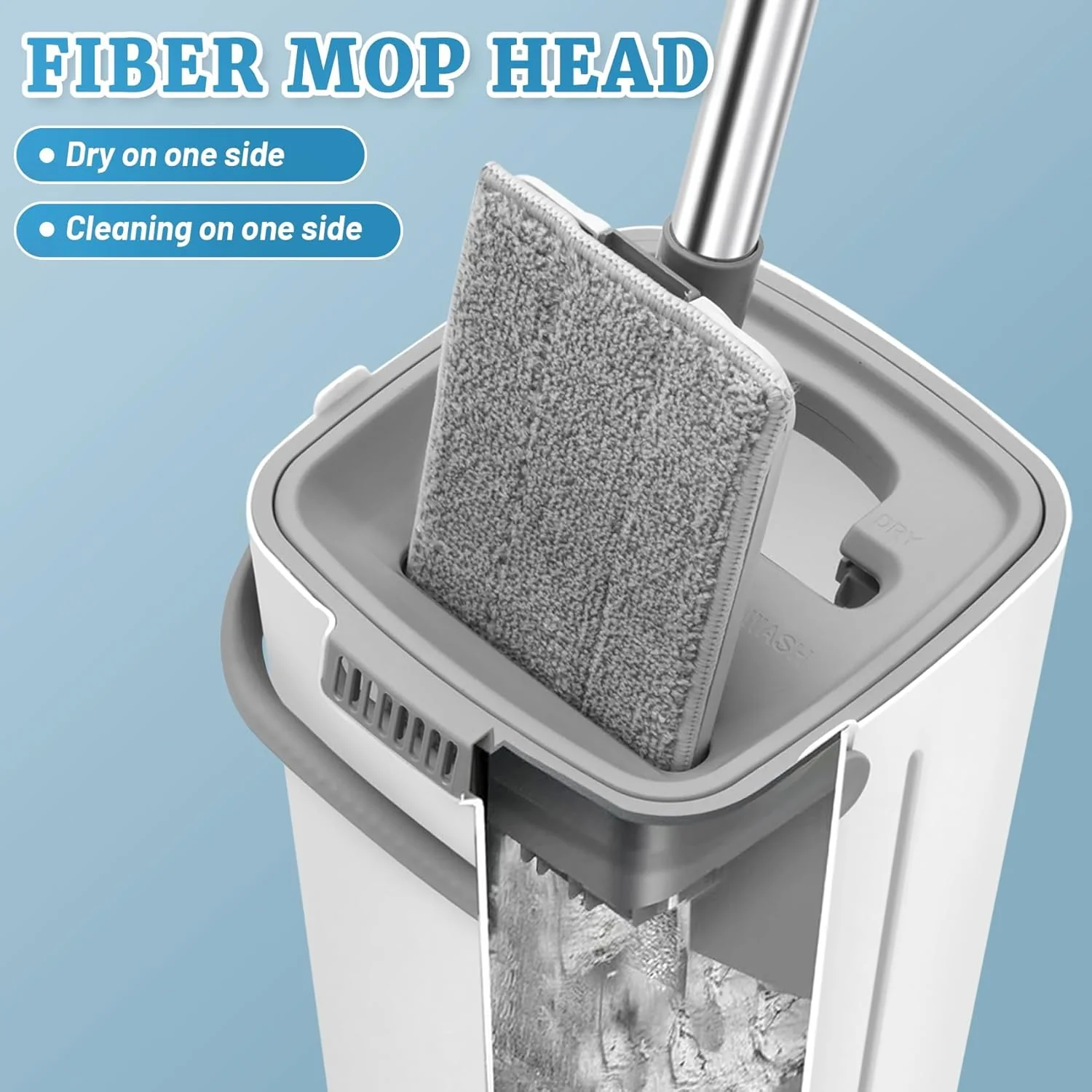 Flat Floor Mop With Bucket-SA2408-126 - Image 4