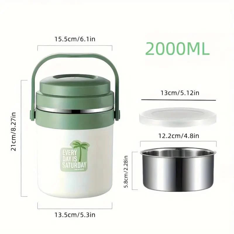 Japanese-style Stainless Steel Lunch Box(SA2405-77) - Image 2