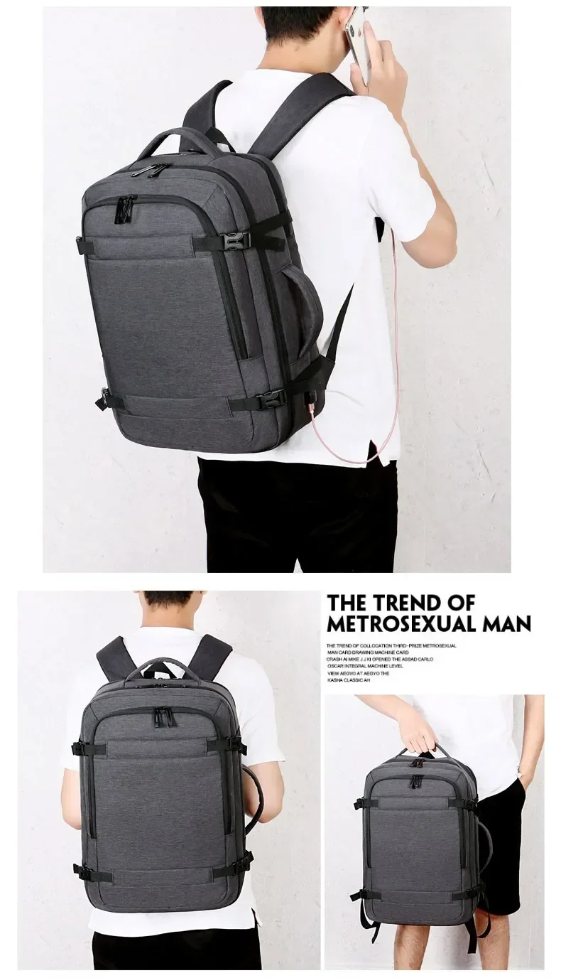 Large Capacity Multifunctional Extensible Rechargeable Hand-held Backpack-SA2408-271 - Image 11