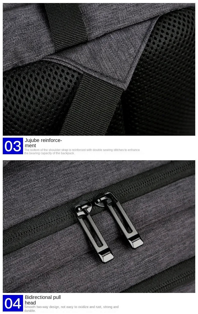 Large Capacity Multifunctional Extensible Rechargeable Hand-held Backpack-SA2408-271 - Image 3
