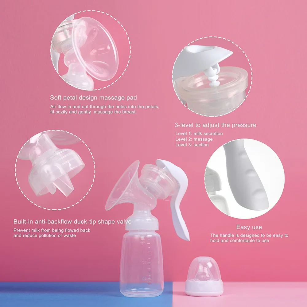 Manual Silicone Breast Pump-SA2408-188 - Image 3