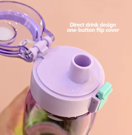 Motivational Water Bottle with Time Marker BPA Free-SA2408-165 - Image 25