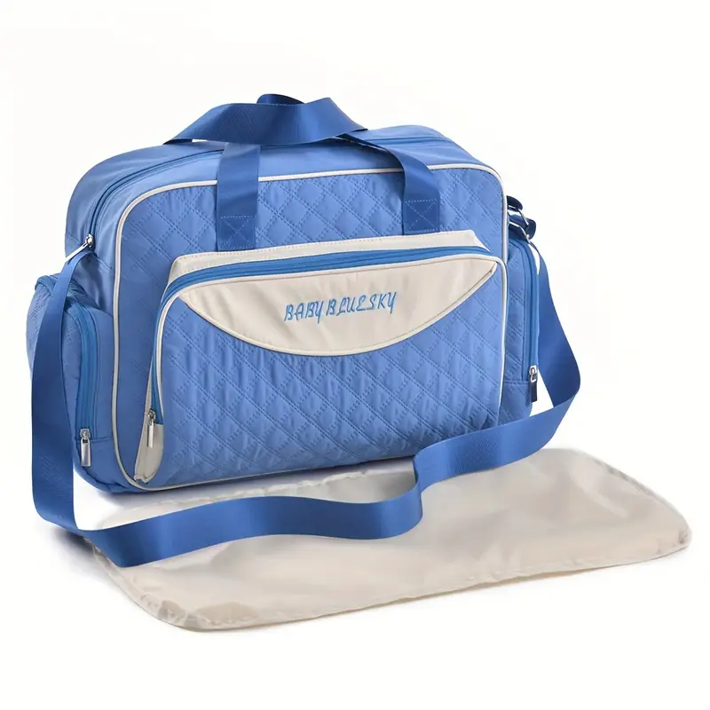 Multi function Mommy Bag with Large Capacity-SA2408-272(Royal) - Image 2