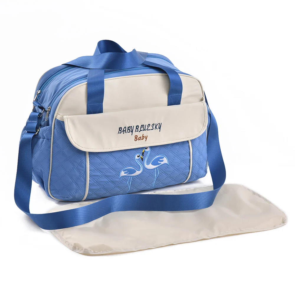 Multi function Mommy Bag with Large Capacity-SA2408-273(Royal) - Image 2