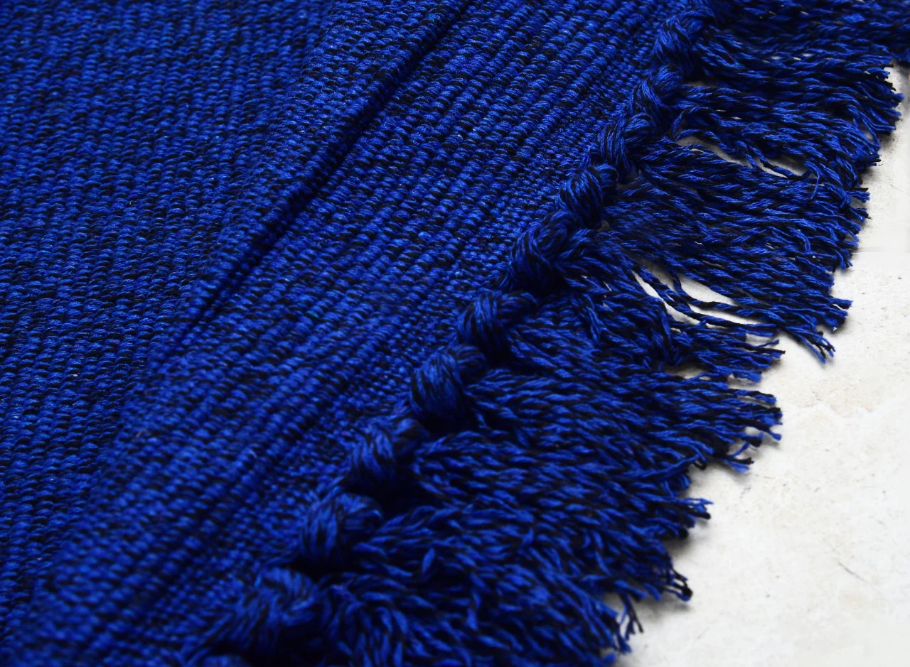 Room Bed Side Mats- (4756) Blue - Image 2