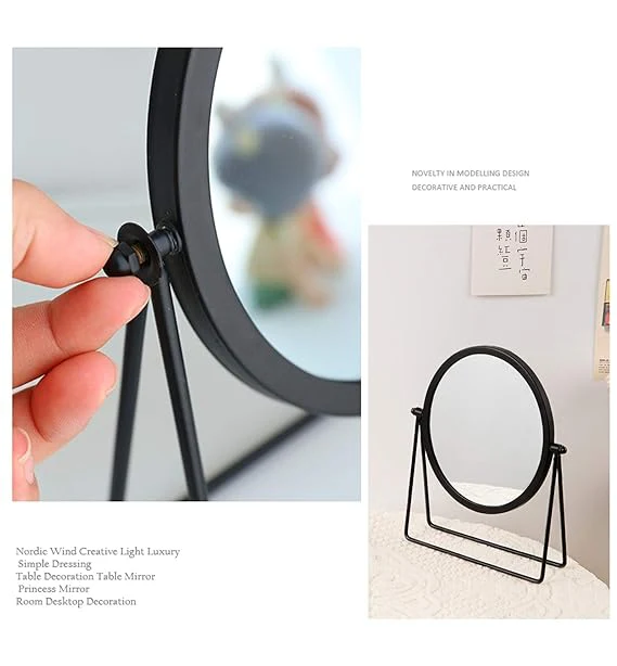 Rotatable Black Vanity Mirror-14295(SA2405-158) - Image 13