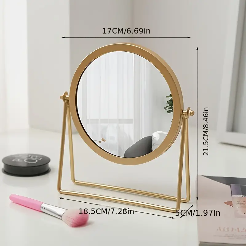 Rotatable Golden Vanity(14294) Mirror-(SA2405-157) - Image 5