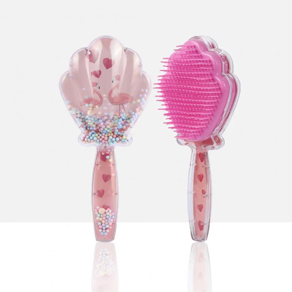 Shell Hair Brush with Handle - Image 2