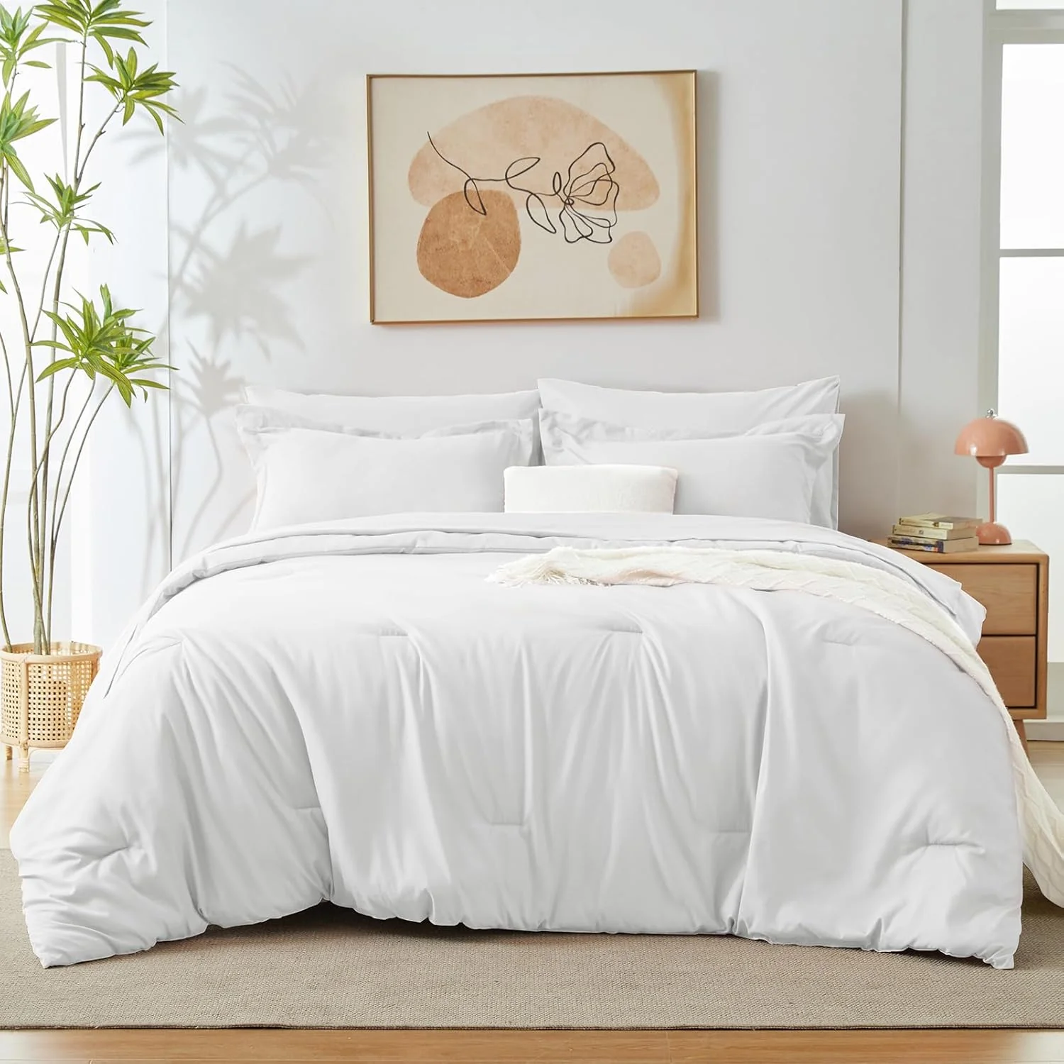 Solid Duvet Cover-White