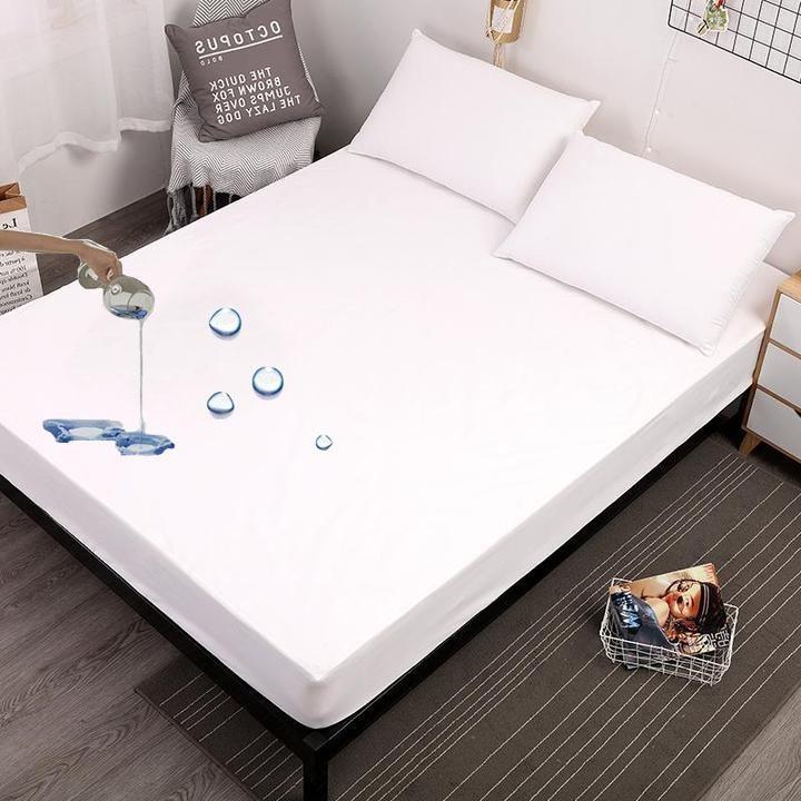 Terry Waterproof Mattress Protector-White