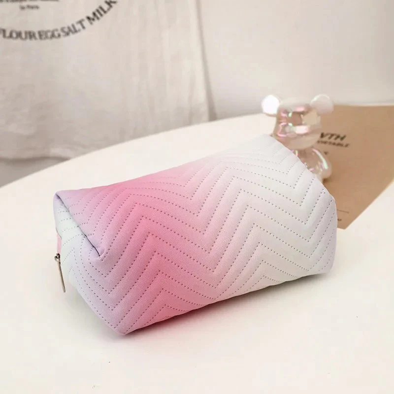 Women Waterproof PU Leather Gradient Cosmetic Storage Bags-(SA2405-111) - Image 6